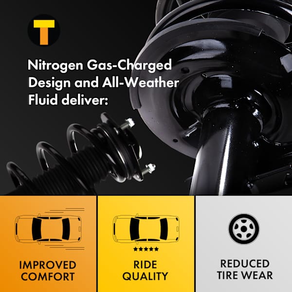TrueDrive Front, Driver or Passenger Side Fully Loaded Strut