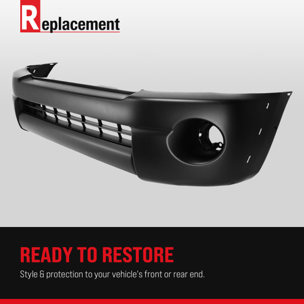 Replacement Rear, Lower Bumper Cover, Textured, Dual Exhaust