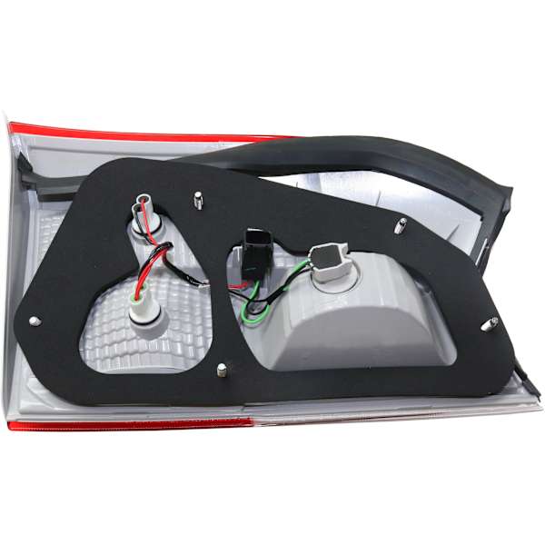 Replacement Passenger Side, Inner Tail Light, with Bulb, Halogen, Red