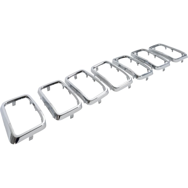 Replacement Upper Grille Assembly, Chrome Shell and Insert RJ07550002