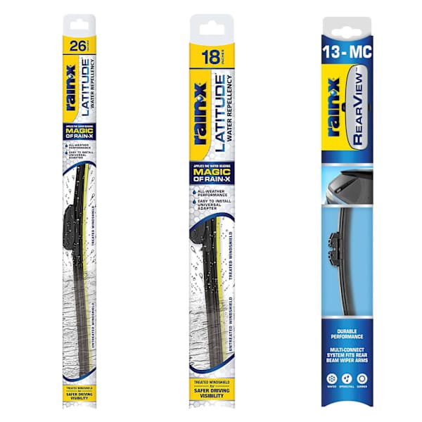 Rain‑X® Latitude® Water Repellency 2-n-1 Wiper Blades - Rain-X