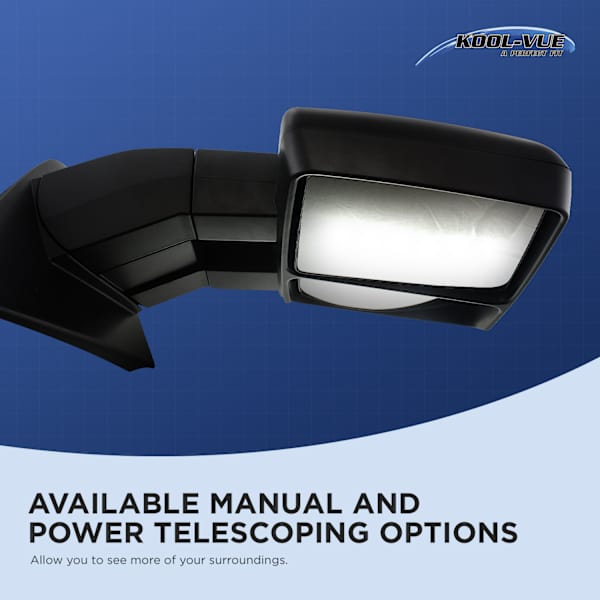Kool Vue Driver and Passenger Side Towing Mirrors, Manual
