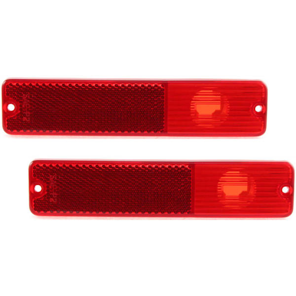 Replacement Side Marker - Rear, Driver and Passenger Side, Lens and Housing  SET-J732301
