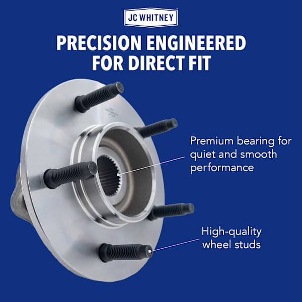JC Whitney® Front and Rear, Driver and Passenger Side Wheel