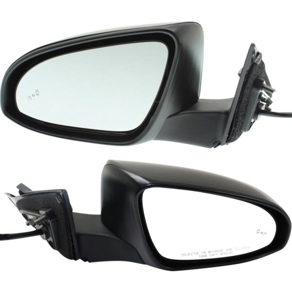 Kool Vue Driver and Passenger Side Mirrors, Power, Manual Folding