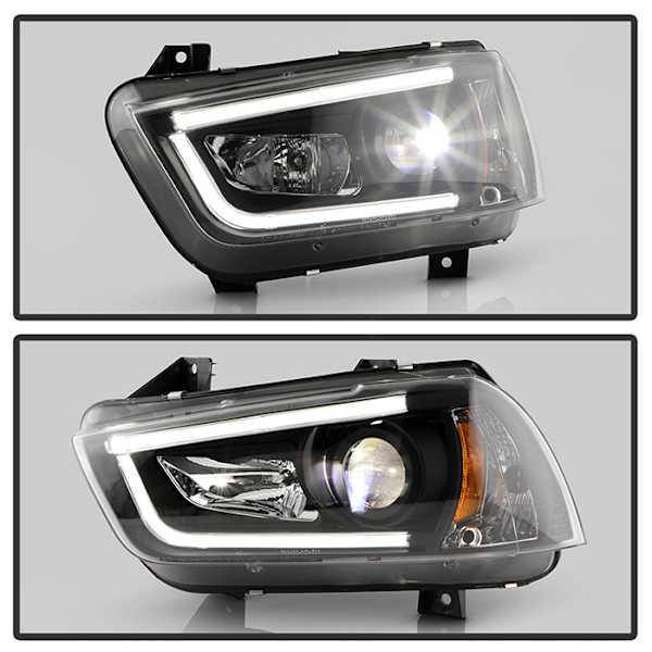 Spyder® 5088499 Driver and Passenger Side Halogen/LED Platinum 