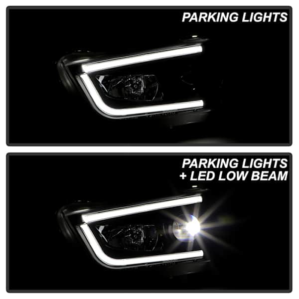 Spyder® 5088499 Driver and Passenger Side Halogen/LED Platinum 