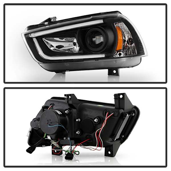 Spyder® 5088499 Driver and Passenger Side Halogen/LED Platinum 