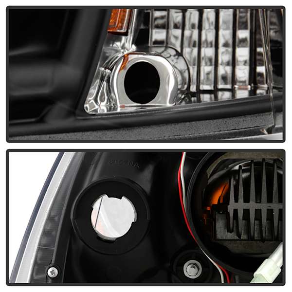 Spyder® 5088499 Driver and Passenger Side Halogen/LED Platinum 