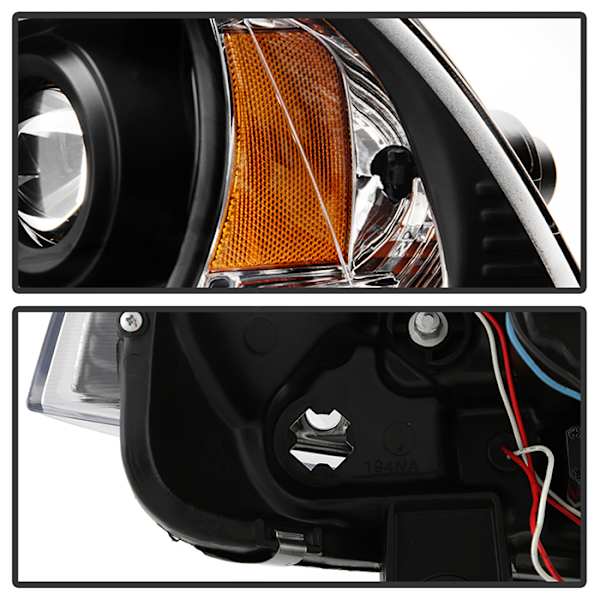 Spyder® 5088499 Driver and Passenger Side Halogen/LED Platinum 