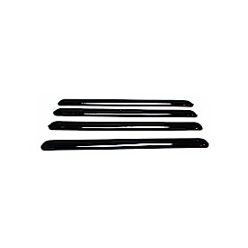 Pacer Bumper Guard - 25-502 - Black, PVC, Universal, Set of 4