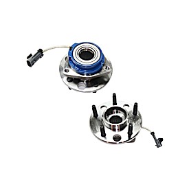 Front, Driver and Passenger Side Wheel Hub and Bearing Assembly, For FWD Models with 4-Wheel ABS