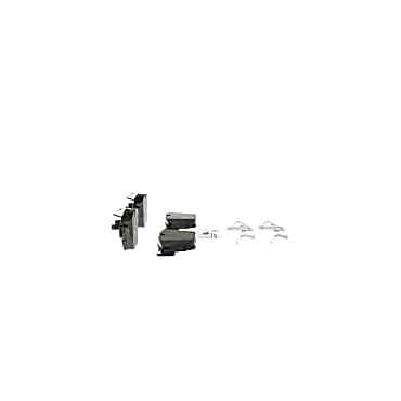 Bosch Front Blue Series Semi-metallic Brake Pad Set