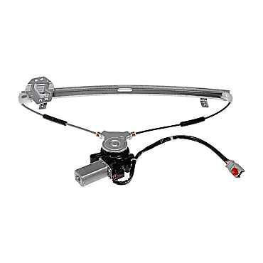 Dorman Front, Driver Side OE Solutions Series Power Window Regulator, With Motor