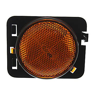 Replacement Front, Driver Side Side Marker With bulb(s) CAPA Certified