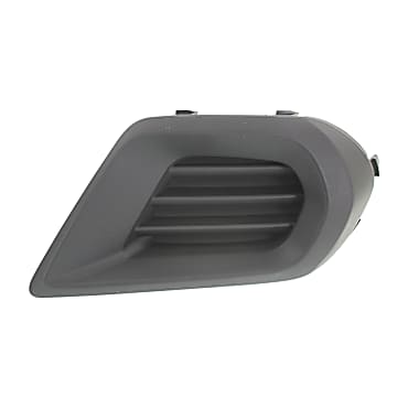 Replacement Front, Passenger Side Fog Light Cover, Textured Black