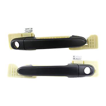 Replacement Front, Driver and Passenger Side Primed Exterior Door Handle, With Key Hole