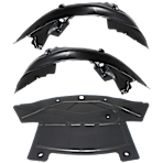 Replacement® 2008 Chrysler 300 - Front, Driver and Passenger Side Fender Liner SET-C222169