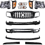 Replacement® 2002 Toyota Tacoma Pre Runner 6 Cyl 3.4L - Front Bumper, Paint to Match T010502