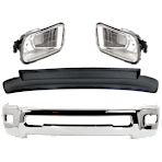 Replacement® 2013 Ram 3500 - Front Bumper Kit with Valance, Chrome, Face Bar, For Models with Fog Lights, without Parking Sensors KIT-060717-22