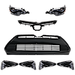 Replacement® 2019 Toyota Corolla - Driver and Passenger Side LED Headlight, With bulb(s), OE Replacement SET-RT10010017