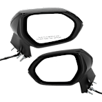 Kool Vue® 2020 Toyota Corolla XLE - Driver Side Mirror, Sedan, Japan Built Vehicle, Power, Non-Heated, Paintable, Manual Folding, No Signal Light, No Blind Spot Feature, No Memory, No Puddle Light, No Auto-Dimming TY244EL