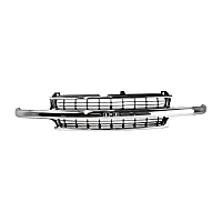 Grille Assembly, Chrome Shell with Black Insert