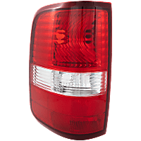 Driver Side Tail Light, without Bulb, Halogen, Clear and Red Lens, Styleside, New Body Style, Production Date To August 8 2005, Except H-Davidson Model