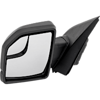 Driver Side Mirror, Power, Non-Heated, Manual Folding, Textured Black, No Signal Light, No Memory, No Puddle Light, No Auto-Dimming, With Blind Spot Glass