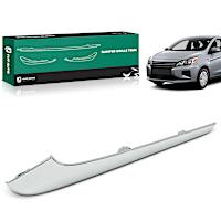 Front Left Lower Chrome Bumper Molding For Mitsubishi Mirage & Mirage G4 2021-2024 – Direct Fit
