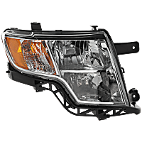 Passenger Side Halogen Headlight, With bulb(s), OE Replacement, Sport Utility, CAPA Certified