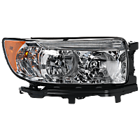 Passenger Side Headlight, with Bulb, Halogen, without Sport Package Model