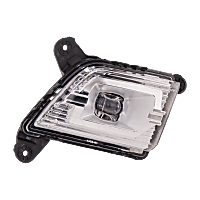 Front, Passenger Side Fog Light, With bulb(s), LED