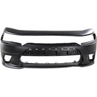 Front Primed Bumper Cover, For Models With Hood Scoop, Without Widebody