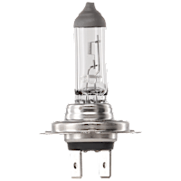 Driver or Passenger Side Halogen H7 Headlight Bulb, High Beam or Low Beam, For Models without HID Headlights
