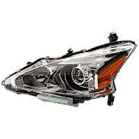 Driver Side Headlight, with Bulb, Halogen, Sedan