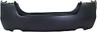 Rear Primed Bumper Cover, Sedan