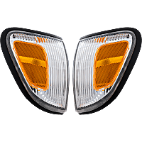 Driver and Passenger Side Halogen Corner Light, With bulb(s)