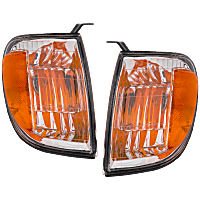 Front, Driver and Passenger Side Turn Signal Light, With bulb(s)