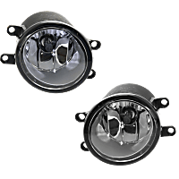 Front, Driver and Passenger Side Fog Lights, With bulb(s), Halogen