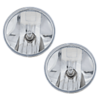 Front, Driver and Passenger Side Halogen Fog Light, With bulb(s)
