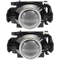 Front, Driver and Passenger Side Fog Lights, With Bulb(s), Halogen, CAPA CERTIFIED