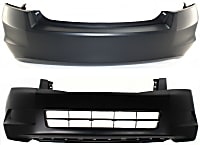 Sedan Front and Rear Primed Bumper Cover