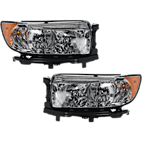 Driver and Passenger Side Halogen Headlight, With bulb(s), OE Replacement, Sport Utility
