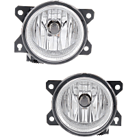 Front, Driver and Passenger Side Halogen Fog Light, With bulb(s)