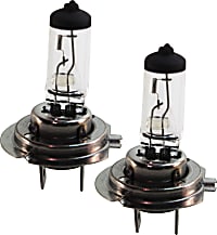 Driver and Passenger Side Halogen H7 Headlight Bulb High Beam or Low Beam, Set of 2