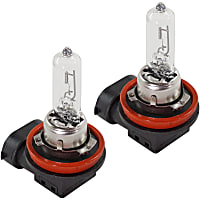 Driver and Passenger Side Halogen H9 Headlight Bulb High Beam or Low Beam, Set of 2