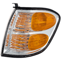 Front, Driver Side Turn Signal Light, With bulb(s), Halogen, Double Cab, with Production Date Up to August 2004
