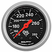AutoMeter GM Factory Match Pyrometer Gauge - 2 1/16" EGT Gauge, 2000°F, Stepper Motor, With Thermocouple