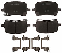ACDelco 17D1075CHF1 – Set Pastiglie Freno Ceramiche Professionali Anteriori – Certificato SAE J2784
